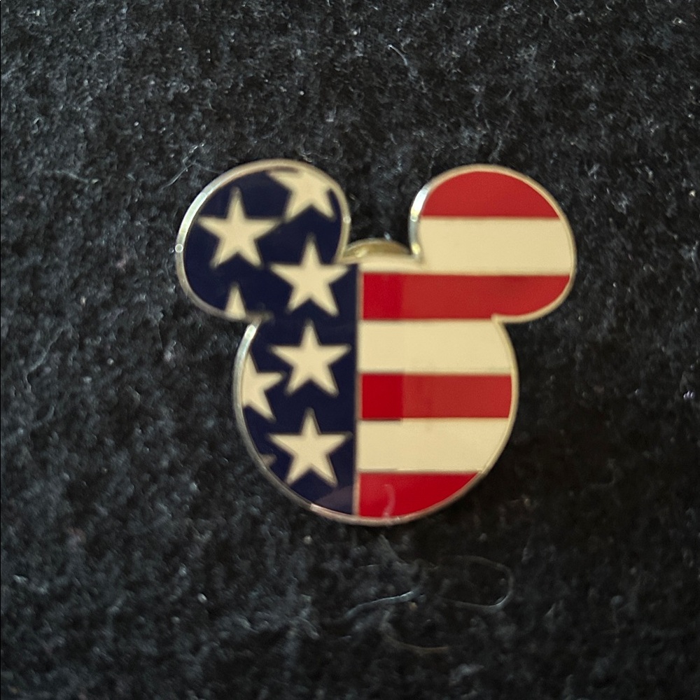 Mickey Mouse American Flag Pin